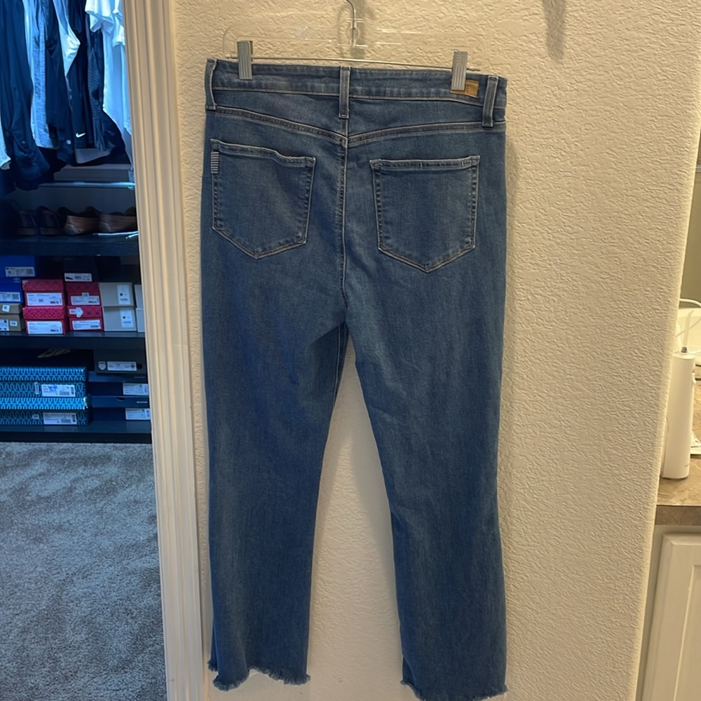 Paige Claudine Flare Leg, Raw Hem - Size 31 - image 2